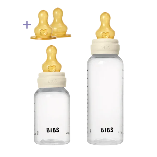 Baby BPA-Free PP Bottle Grow and Flow set 150ml/270ml Latex - Ivory